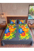 Hand Painted Rayon Bedsheet Set King Size
